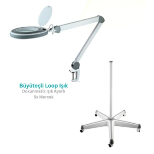 Led Işıklı Büyüteçli Loop Lamba 5 Ayaklı