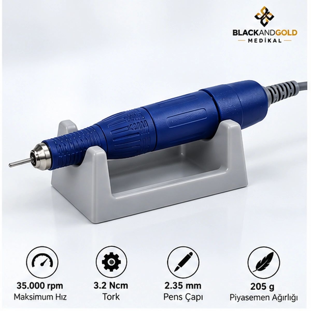 Mbox Neo Mavi Mikromotor 35.000 Devir - Görsel 7