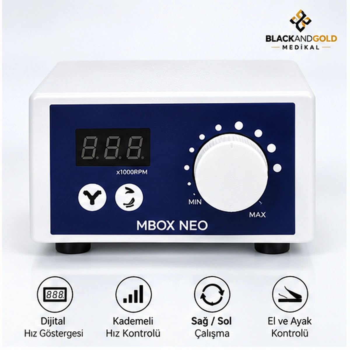 Mbox Neo Mavi Mikromotor 35.000 Devir - Görsel 4